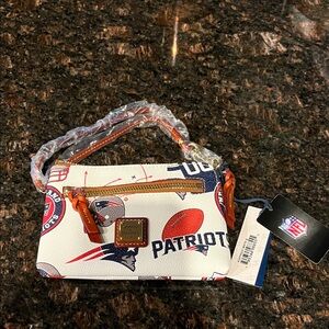 Dooney & Bourke Patriots Logo Wristlet